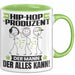 Hip-Hop-Produzent Tasse Geschenk für Hip-Hop-Produzent Der Mann Der Alles Kann Geschenkidee zum Geburtstag Grün Trendation