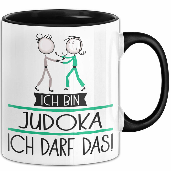 Geschenk für Judoka Tasse Lustige Geschenkidee Geburtstag Ich Bin Judoka Ich Darf Das Trendation