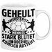 Handball Geschenk Tasse Geschenkidee Handball-Spieler Handballspielerin Mädchen Jungs Kaffee-Becher Geheult Wird Erst Wenn Es Stark Weiß Trendation