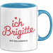Brigitte Tasse Geschenk Ich Bin Vollkommen Brigitte Geschenkidee Geburtstag Blau Trendation