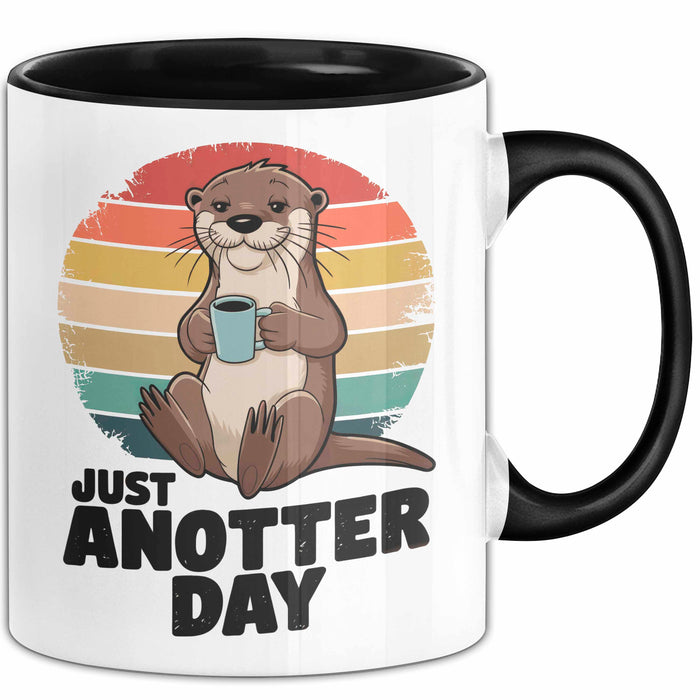 Otter Tier Tasse Geschenk Lustige Geschenkidee Spruch Just Anotter Day Trendation