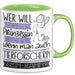 Tierforscherin Tasse Geschenk Spruch Wer Will Schon Prinzessin Sein Wenn Man Auch Tierforscherin Sein Kann Grün Trendation