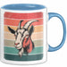 Ziegenbauer Ziegen Tier Tasse Geschenk Lustige Geschenkidee Spruch Blau Trendation