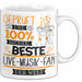 Beste Live-Musik-Fan Der Welt Tasse Geschenk für Eine Live-Musik-Fan Geprüft Und Sicher Geschenkidee Geburtstag Weihnachten Weiß Trendation