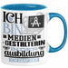 Mediengestalterin Ausbildung Start Geschenk Tasse Ich Bin Mediengestalterin In Der Ausbildung Ich Darf Das Kaffee-Becher Geschenkidee Blau Trendation