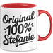 Stefanie Tasse Geschenk Original 100% Stefanie Geschenkidee Geburtstag Rot Trendation