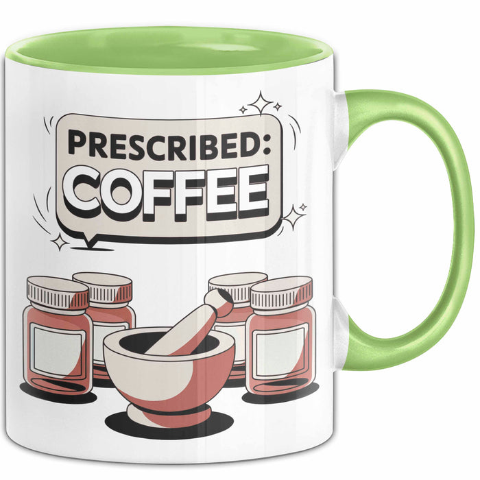 Apotheker Tasse Geschenk Lustige Geschenkidee Spruch Für Medizin Experten Grün Trendation