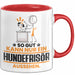 Hundefrisör Geschenk Tasse So Gut Kann Nur Ein Hundefrisör Aussehen Geschenkidee Kaffee-Becher Rot Trendation