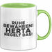 Herta Tasse Ruhe Bewahren! Herta Regelt Das! Geschenk Grün Trendation
