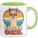 Onkel Lama Sarkastisch Sarkasmus Tasse Geschenk Lustige Geschenkidee Spruch Cooler Onkel Grün Trendation