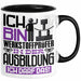 Werkstoffprüfer Ausbildung Tasse Geschenk Ich Bin Werkstoffprüfer In Der Ausbildung Ich Darf Das Geschenkidee Spruch Schwarz Trendation