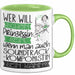 Soundtrack-Komponistin Tasse Geschenk Spruch Wer Will Schon Prinzessin Sein Wenn Man Auch Soundtrack-Komponistin Sein Kann Grün Trendation