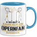 Opernfan Geschenk Tasse So Gut Kann Nur Ein Opernfan Aussehen Geschenkidee Kaffee-Becher Blau Trendation