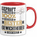 Gewichtheber Geschenk Lustiger Spruch für Gewichtheber Geschenkidee Bester Gewichtheber Der Welt Rot Trendation