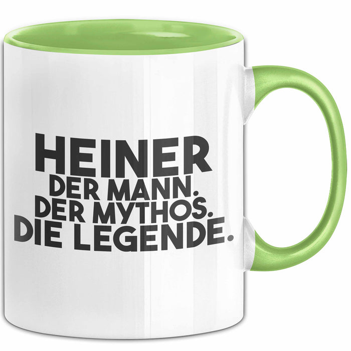 Heiner Tasse Heiner – Der Mann. Der Mythos. Die Legende. Geschenk
