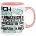 Anästhesietechnischer Assistent Ausbildung Tasse Geschenk Ich Bin Anästhesietechnischer Assistent In Der Ausbildung Ich Darf Das Geschenkidee Spruch Rosa Trendation
