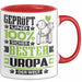 Uropa Geschenk Lustiger Spruch für Uropa Geschenkidee Bester Uropa Der Welt Rot Trendation