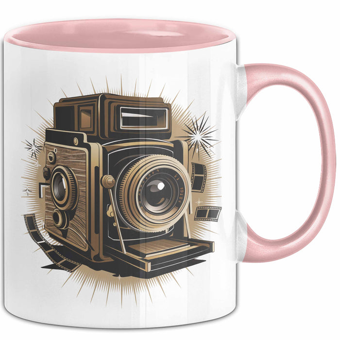 Fotograf Tasse Geschenkidee für Fotografie Enthusiasten Rosa Trendation
