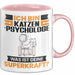 Katzenpsychologe Tasse Geschenk für Katzenpsychologe Geburtstag Lustiger Spruch Kaffee-Becher Was Ist Deine Superkraft Rosa Trendation