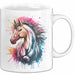 Pferde Tierliebhaber Tasse Geschenk Lustige Geschenkidee Spruch Weiß Trendation