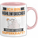 Höhlenforscher Tasse Geschenk für Höhlenforscher Geburtstag Lustiger Spruch Kaffee-Becher Was Ist Deine Superkraft Rosa Trendation