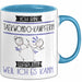 Taekwondo-Kämpferin Tasse Geschenk Ich Bin Taekwondo-Kämpferin Warum Weil Ich Es Kann Geschenkidee Geburtstag Blau Trendation