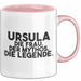 Ursula Tasse Ursula – Die Frau. Der Mythos. Die Legende. Geschenk Rosa Trendation