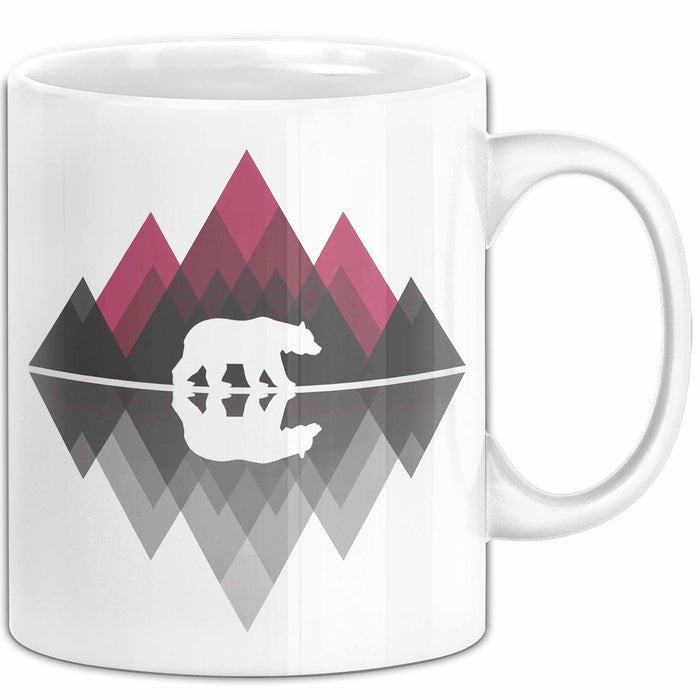 Bär Tier Liebhaber Tasse Becher Geschenk Lustige Geschenkidee Spruch Weiß Trendation