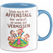 Büro Arbeit Kollege Tasse Geschenk Lustige Geschenkidee Spruch Schade Dass Du Den Affenstall Hier Verlässt Blau Trendation