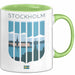 Schweden Skandinavien Schwedisch Tasse Geschenk Lustige Geschenkidee Spruch Grün Trendation