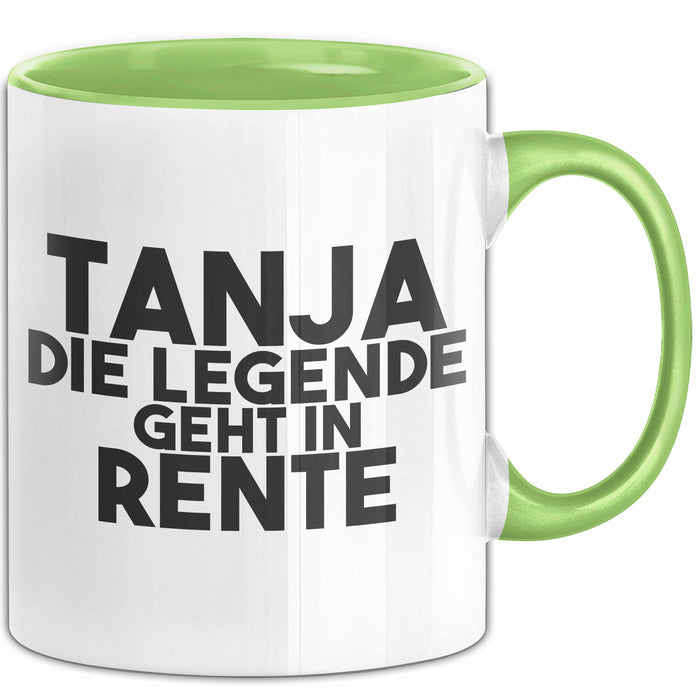 Tanja Tasse Tanja – Die Legende Geht In Rente Geschenk