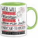 Parkour-Trainerin Tasse Geschenk Spruch Wer Will Schon Prinzessin Sein Wenn Man Auch Parkour-Trainerin Sein Kann Grün Trendation