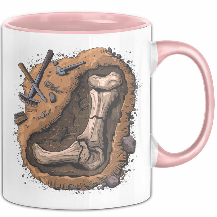 Archäologe Tasse Geschenkidee für Ruinen Entdecker Rosa Trendation