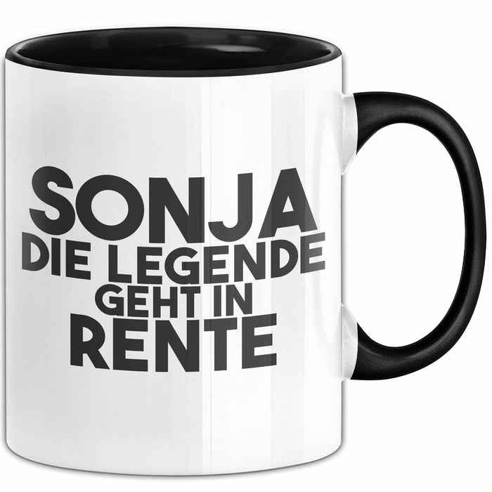 Sonja Tasse Sonja – Die Legende Geht In Rente Geschenk