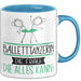 Balletttänzerin Geschenk Tasse Becher Die Frau Die Allen Kann Geschenkidee für eine Balletttänzerin Lustig Blau Trendation