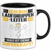 Laufgruppenleiter Tasse Geschenk für Laufgruppenleiter Geburtstag Lustiger Spruch Kaffee-Becher Was Ist Deine Superkraft Schwarz Trendation