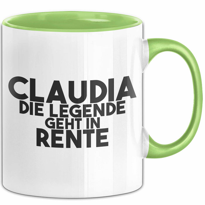 Claudia Tasse Claudia – Die Legende Geht In Rente Geschenk