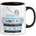Schwimmsportlerin Weil Es Keinen Schöneren Beruf Gibt Tasse Geschenk für Eine Schwimmsportlerin Lustig Trendation