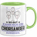 Chorsänger Geschenk Tasse So Gut Kann Nur Ein Chorsänger Aussehen Geschenkidee Kaffee-Becher Grün Trendation