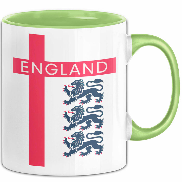 England Flagge London Tasse Geschenk Lustige Geschenkidee Spruch Grün Trendation