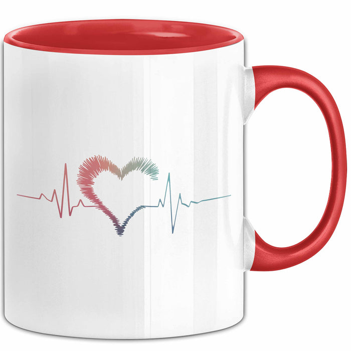 Sanitäter Tasse Geschenkidee für Ersthelfer Rot Trendation