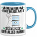Aquarium-Enthusiast Tasse Geschenk für Aquarium-Enthusiast Der Mann Der Alles Kann Geschenkidee zum Geburtstag Blau Trendation