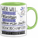 Taekwondo-Kämpferin Tasse Geschenk Spruch Wer Will Schon Prinzessin Sein Wenn Man Auch Taekwondo-Kämpferin Sein Kann Grün Trendation