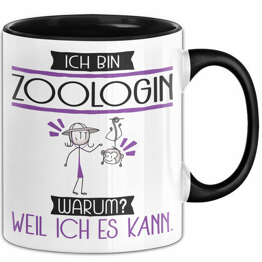 Zoologin Tasse Geschenk Ich Bin Zoologin Warum Weil Ich Es Kann Geschenkidee Geburtstag Trendation