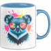 Koala Tier Sonnenbrille Tasse Geschenk Lustige Geschenkidee Spruch Blau Trendation