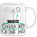 Geschenk für Vogelrescuerin Tasse Lustige Geschenkidee Geburtstag Ich Bin Vogelrescuerin Ich Darf Das Weiß Trendation