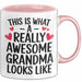 Oma Tasse Geschenk This Is What Awesome Grandma Looks Like Geschenkidee Rosa Trendation
