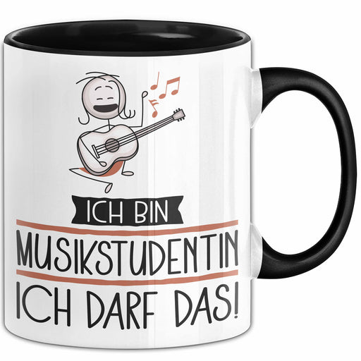 Geschenk für Musikstudentin Tasse Lustige Geschenkidee Geburtstag Ich Bin Musikstudentin Ich Darf Das Trendation