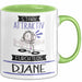 DJane Tasse Geschenk Becher Stark Attraktiv Furchtlos DJane Lustige Geschenkidee Grün Trendation