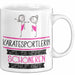 Karatesportlerin Weil Es Keinen Schöneren Beruf Gibt Tasse Geschenk für Eine Karatesportlerin Lustig Weiß Trendation